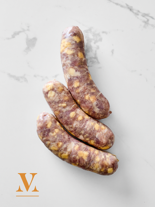 Saucisse Cheddar