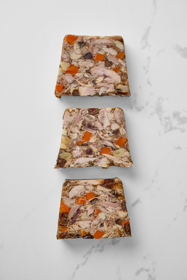 Terrine de Ave e Uvas-Passas