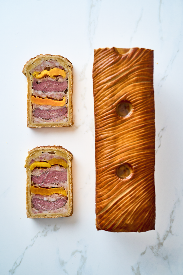 Pâté en Croûte de Pato e Manga